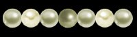 Pale Yellow with 2 Tone Olive Pearls
